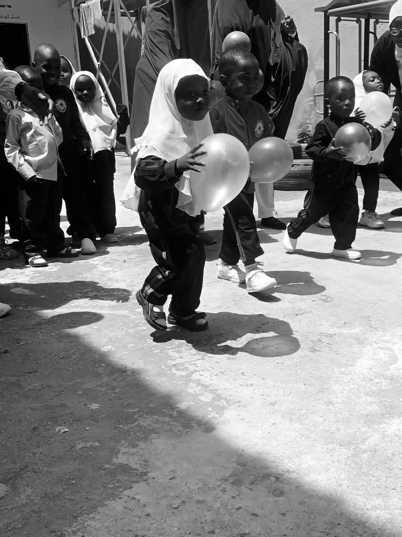 Pupils playing during a game session
