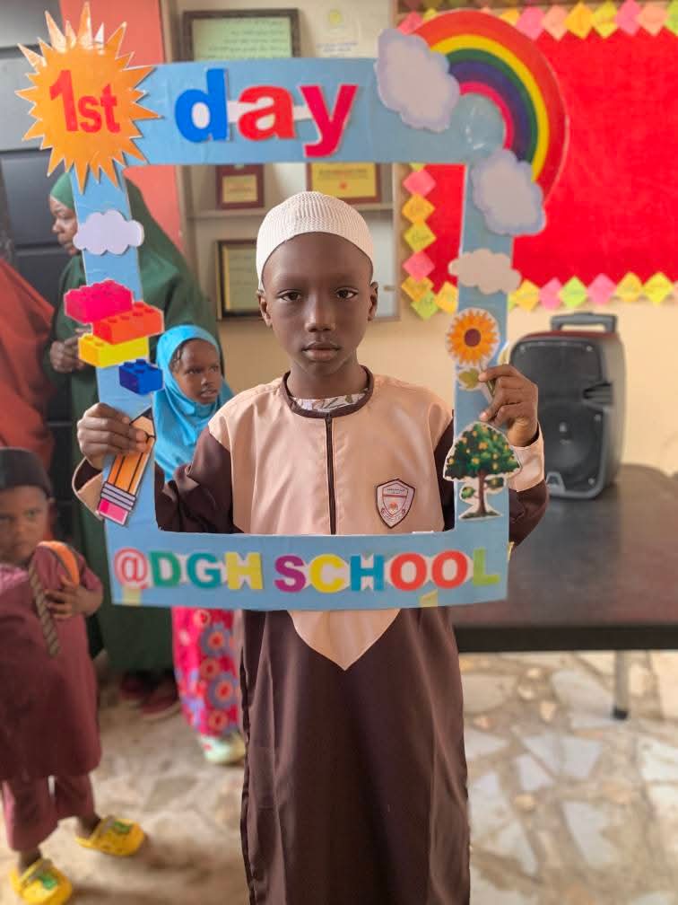 A madrasa student studying